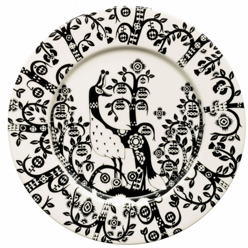 тарелка taika черно-белая в Нижневартовске