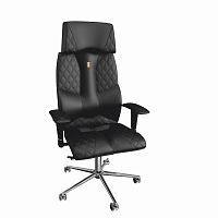 кресло эргономичное business на колесиках черное в Нижневартовске