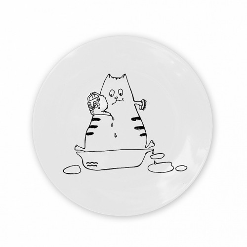 тарелка кот-водолей в Нижневартовске