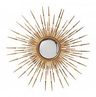 зеркало-солнце золотое металлическое с шипами диаметр 110 см fiesta в Нижневартовске