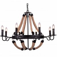 подвесная люстра arte lamp marsiglia a8956lm-8bk в Нижневартовске