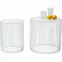 столик приставной wire белый в Нижневартовске