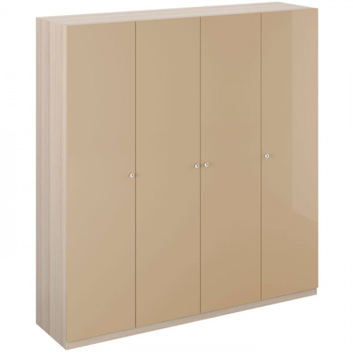 шкаф uno четырехдверный ясень коимбра, капучино с зеркалом в Нижневартовске