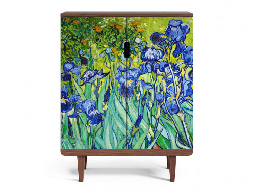 комод triptikh дуб тобакко принт №004 синий, зеленый, разноветный в Нижневартовске