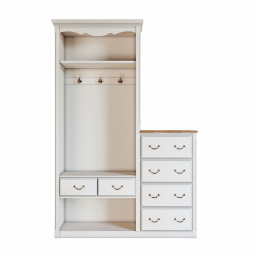 шкаф-прихожая leontina с комодом бежевый в Нижневартовске