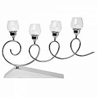 канделябр серебряный на 4 свечи, 61 см в Нижневартовске