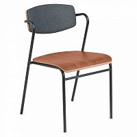 кресло casper орех дерево серое от la forma (ex julia grup) в Нижневартовске