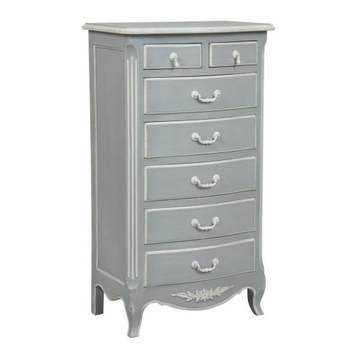 комод высокий людовик с состариванием серый в Нижневартовске