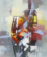 картина маслом стакан и бутылка в Нижневартовске