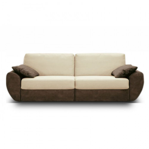 диван toscana раскладной прямой бежевый, коричневый в Нижневартовске