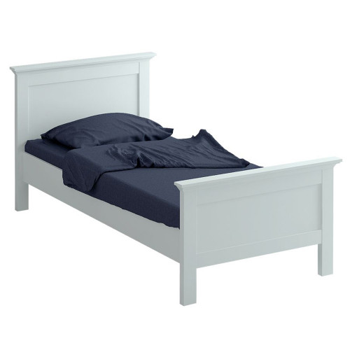 кровать полутораспальная 120х200 белая reina в Нижневартовске