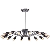 люстра дизайнерская end черная хром в Нижневартовске