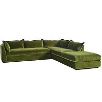диван denver l-shaped угловой зеленый в Нижневартовске