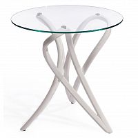 стол кофейный apriori v подстолье: белый глянец, столешница: стекло в Нижневартовске
