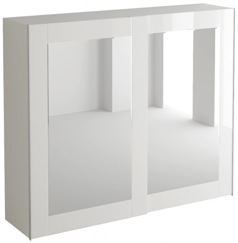 шкаф kristal со стеклянным фасадом белый в Нижневартовске