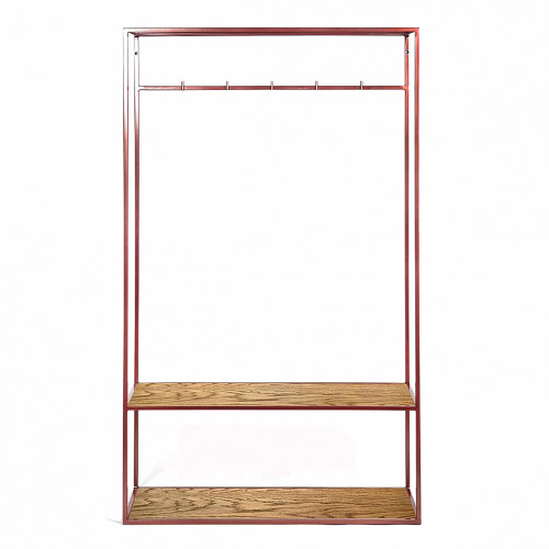 вешалка в прихожую hallra 2 copper темный дуб в Нижневартовске