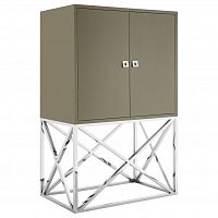 комод prinz серый, серебряный в Нижневартовске