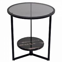 стол журнальный черный d50*50см в Нижневартовске