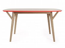 стол proso осветленный дуб, коралловый в Нижневартовске