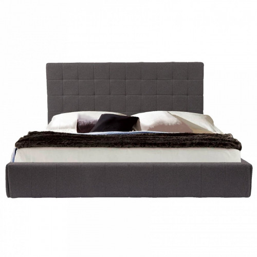 кровать двуспальная 180х200 серая squaring alto в Нижневартовске