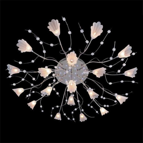 потолочная люстра eurosvet 4829/19 хром/синий+красный+фиолетовый в Нижневартовске