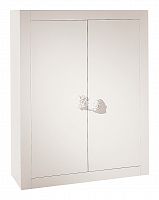 шкаф двухстворчатый nemui белый в Нижневартовске