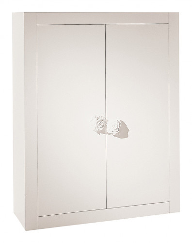 шкаф двухстворчатый nemui белый в Нижневартовске