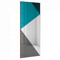зеркало-панно напольное из цветного стекла серо-голубое экспириенс-3 в Нижневартовске