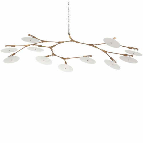 подвесной светильник branching discs 11 ламп белый в Нижневартовске