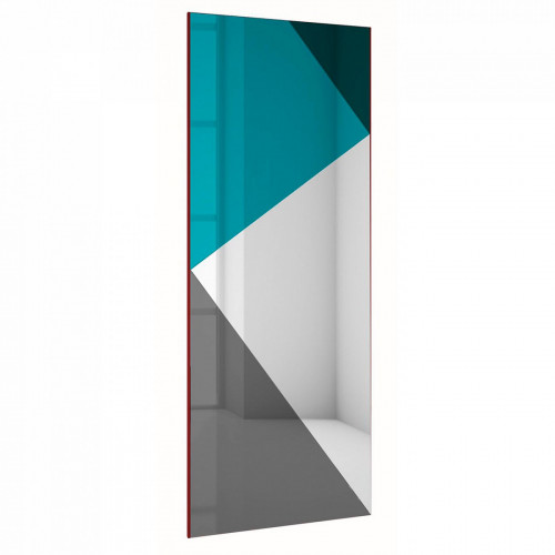 зеркало-панно напольное из цветного стекла серо-голубое экспириенс-3 в Нижневартовске