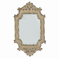 зеркало настенное в бежевой раме raffia в Нижневартовске