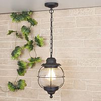 уличный подвесной светильник elektrostandard regul h черная медь 4690389064999 в Нижневартовске