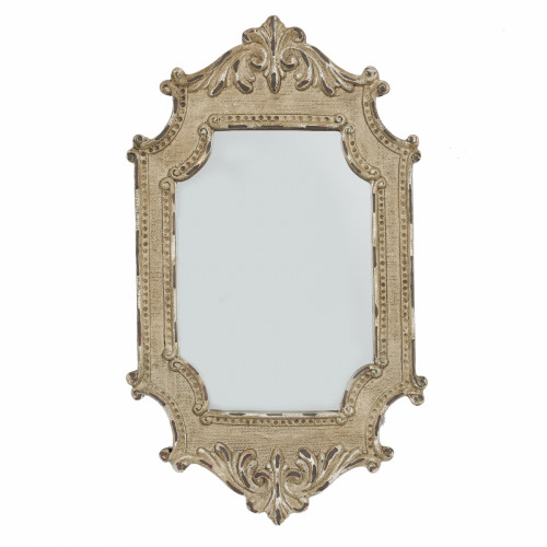 зеркало настенное в бежевой раме raffia в Нижневартовске