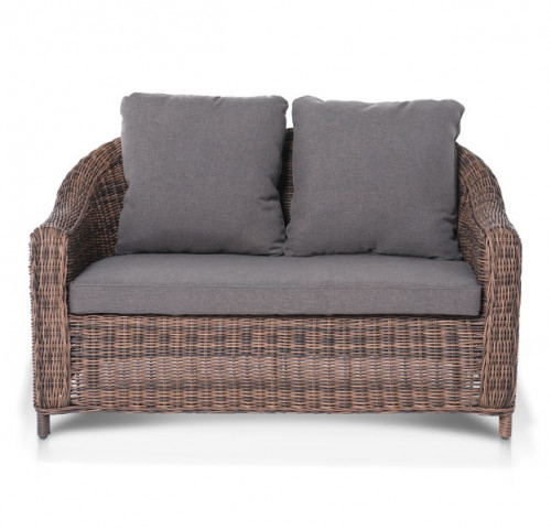 кон панна , диван двухместный, коричневый в Нижневартовске