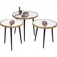 столик приставной african mask белый в Нижневартовске