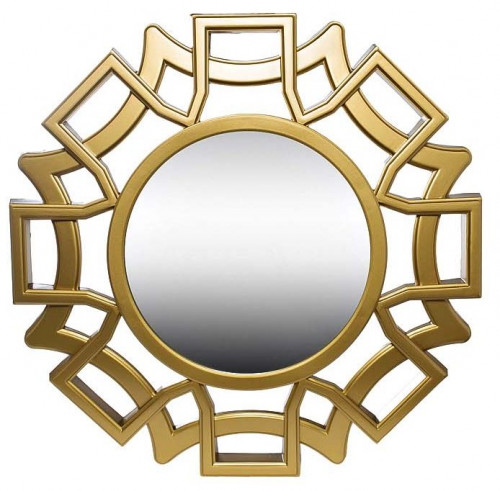 зеркало круглое в широкой золотой раме sunshine в Нижневартовске