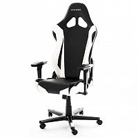 кресло геймерское dxracer racing черно-белое в Нижневартовске