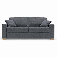 диван-кровать lukas прямой темно-серый в Нижневартовске