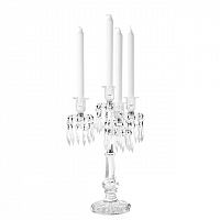 канделябр стеклянный на 4 свечи gritti palace от eichholtz, 49 см в Нижневартовске