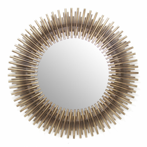 зеркало круглое золотое большое диаметр 106 см raggi в Нижневартовске