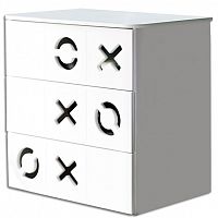 комод детский с 3 ящиками и декором продленка в Нижневартовске