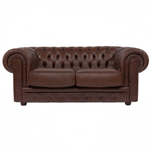 диван честерфилд прямой коричневый в Нижневартовске