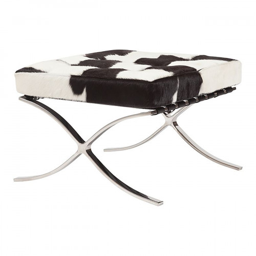 оттоманка barcelona stool бело-черная в Нижневартовске