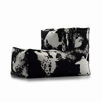 кресло dauphine черно-серое в Нижневартовске