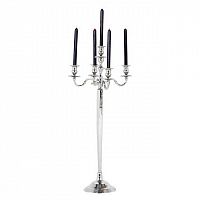канделябр серебряный на 5 свечей amarillo от eichholtz, 100 см в Нижневартовске