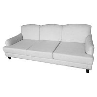 диван трехместный прямой banaldo бежевая рогожка в Нижневартовске