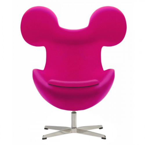 кресло egg mickey розовое в Нижневартовске