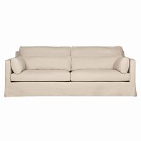 диван sara трехместный прямой молочный в Нижневартовске