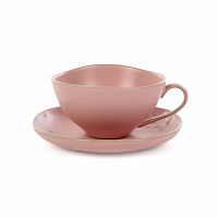 чашка с блюдцем emperor's bird розовый в Нижневартовске