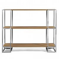 стеллаж smolling 3 white темный дуб в Нижневартовске